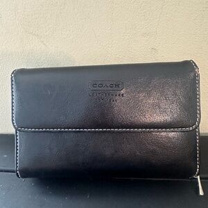 Coach Black Leather Wallet